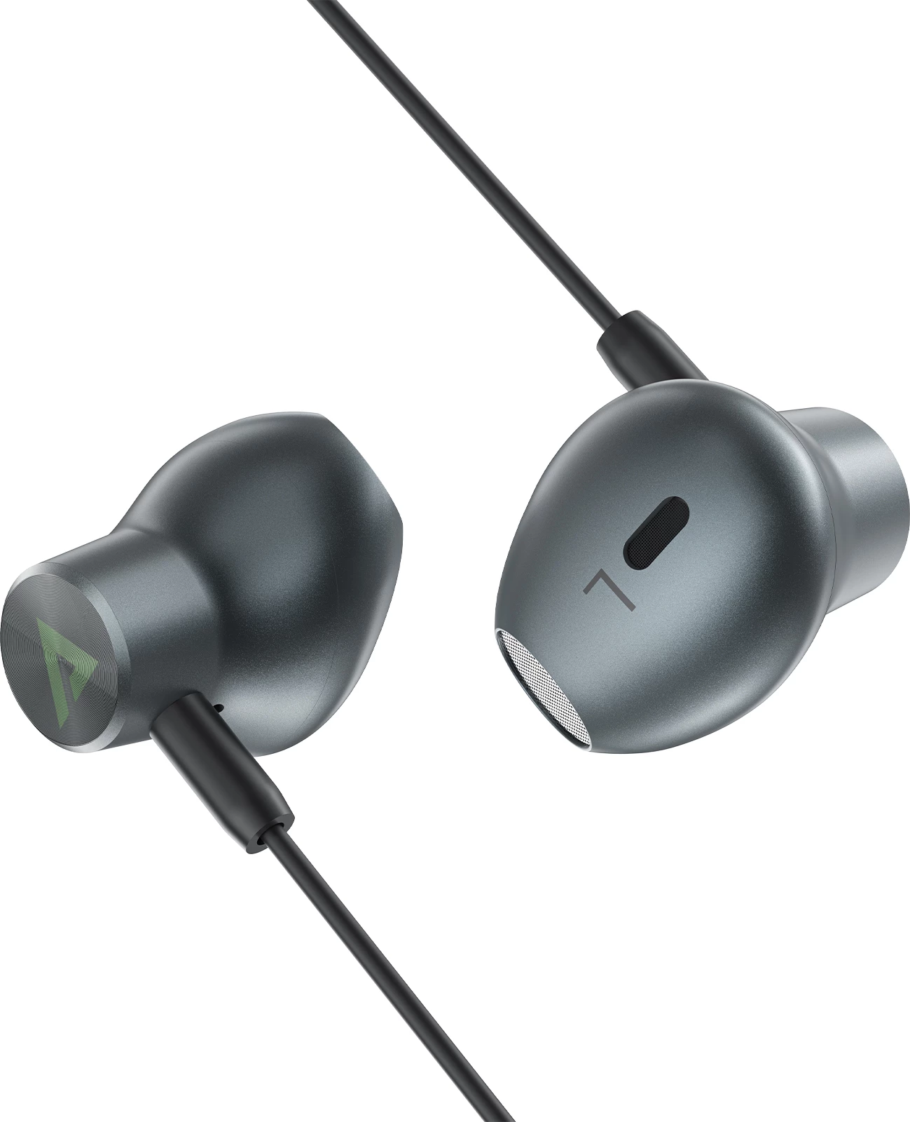 Kufje in-ear Acefast L1 me Lightning, mikrofon dhe telekomandë, 1.2m, të zeza