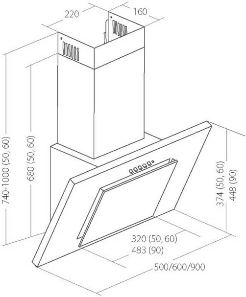 Aspirator pë kuthinë Akpo, WK-4 , 420 m³/h