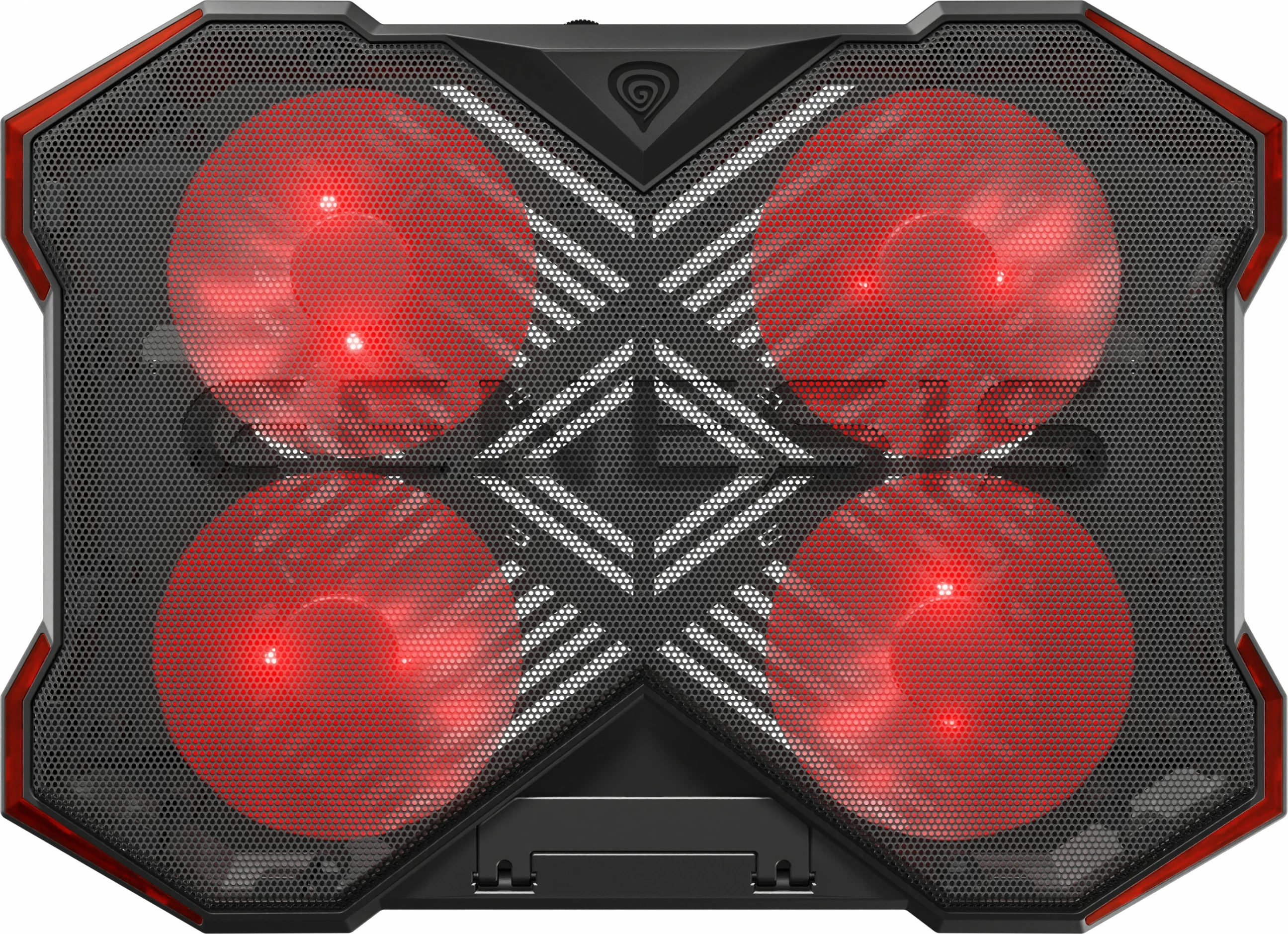 Ftohës notebook Genesis OXID 260, 15.6-17.3 inç, me ndriçim të kuq