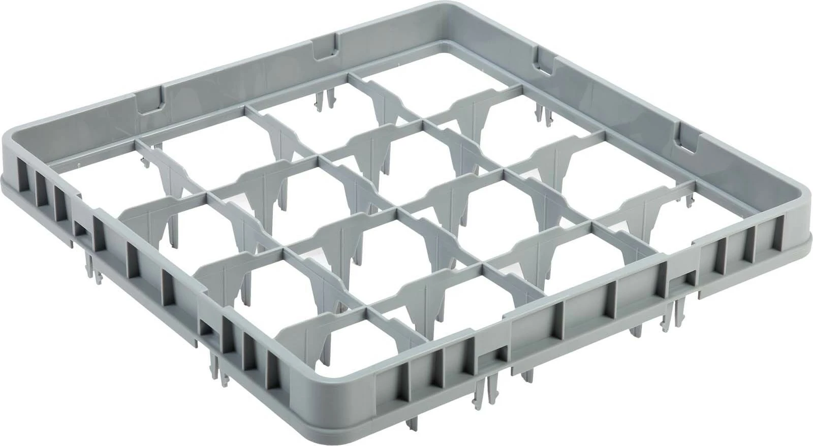 Shtesë shporte gotash, Amerbox, Type 1, 16 ndarje, diametër gotash deri 109 mm, polipropilen, gri