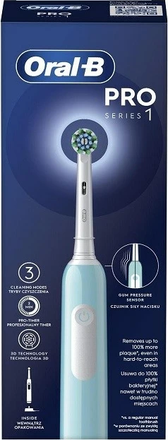 Furçë dhëmbësh elektrike Braun Oral-B PRO1, Blu