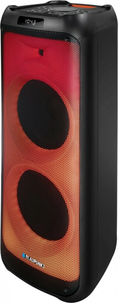 Altoparlant Blaupunkt PartyBox PB12DB me Bluetooth, 1600W, 2 mikrofonë wireless, LED, i zi