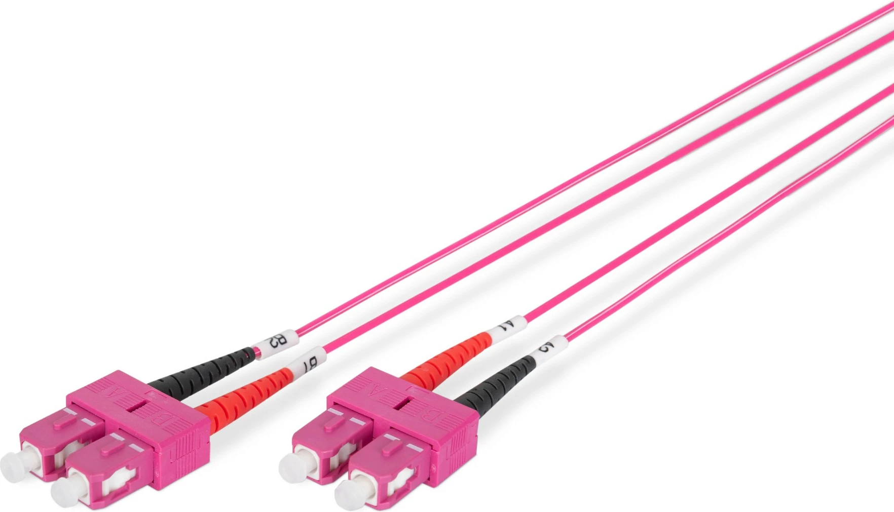 Kabllo optike Digitus OM4 SC/SC 1m vjollcë