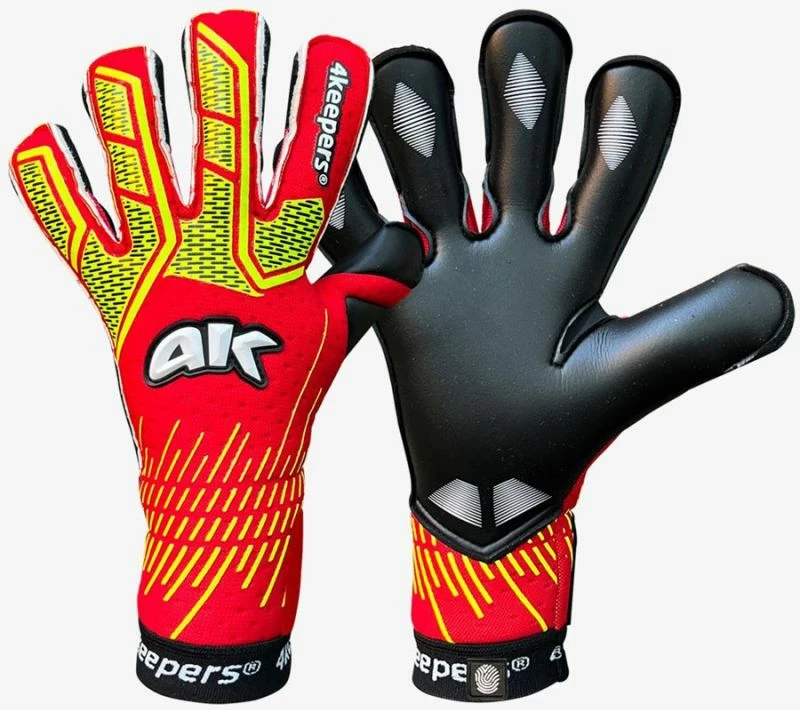 Doreza portieri për fëmijë 4keepers, kuq-verdhë