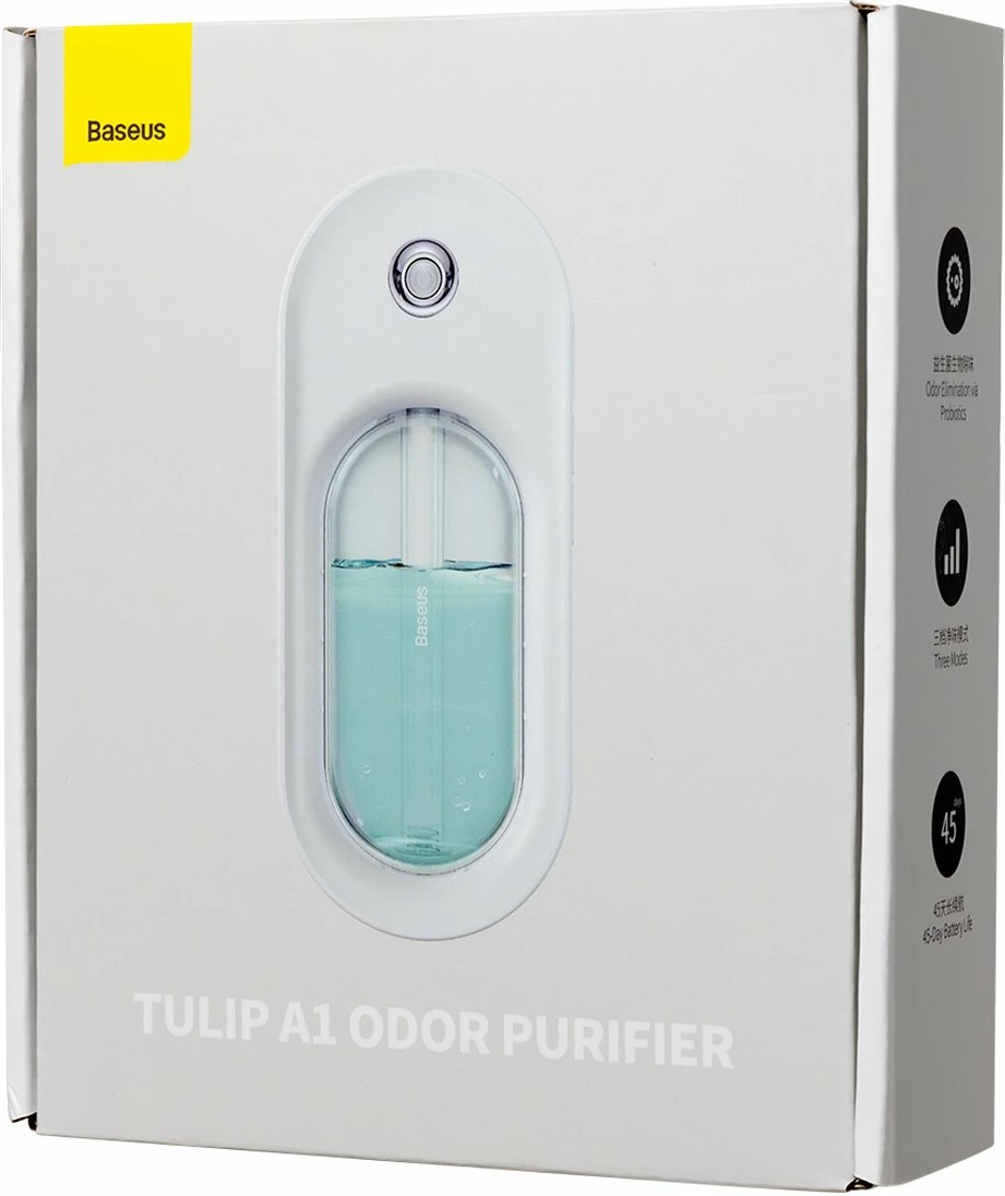 Pastrues aromash Baseus Tulip A1, 1500mAh, i bardhë