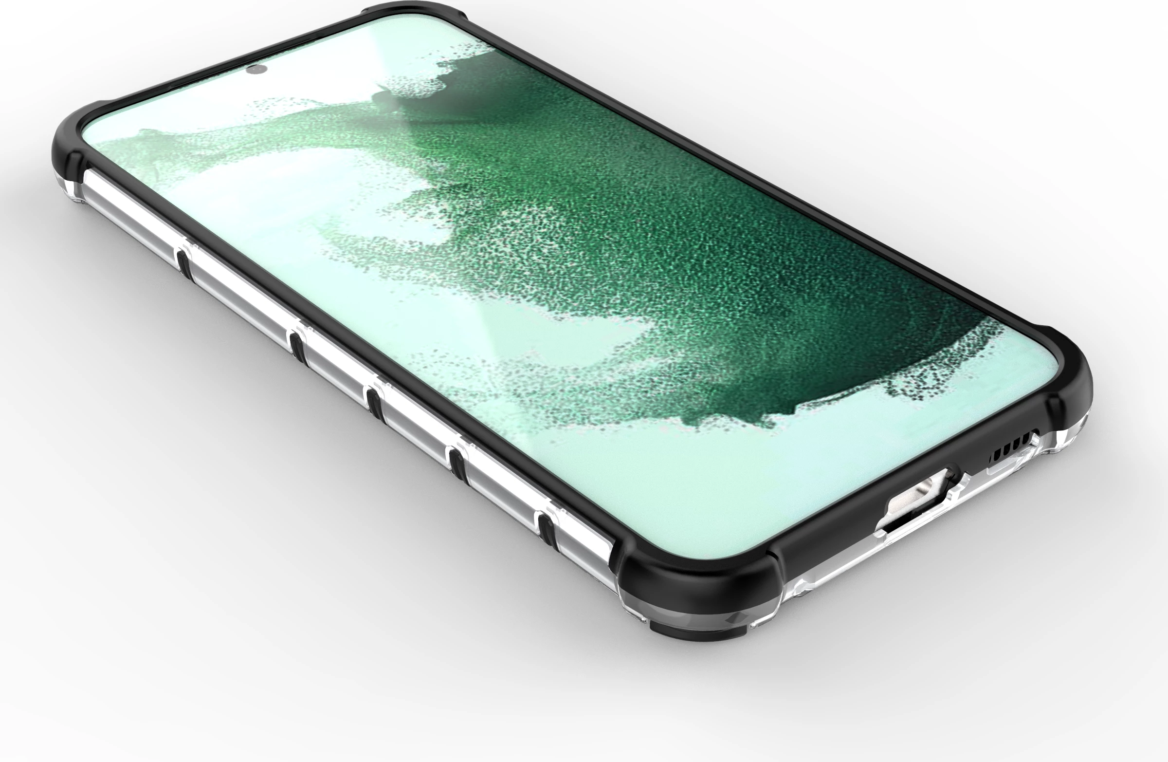 Mbështjellës Hurtel Honeycomb për Samsung Galaxy S23+, transparent