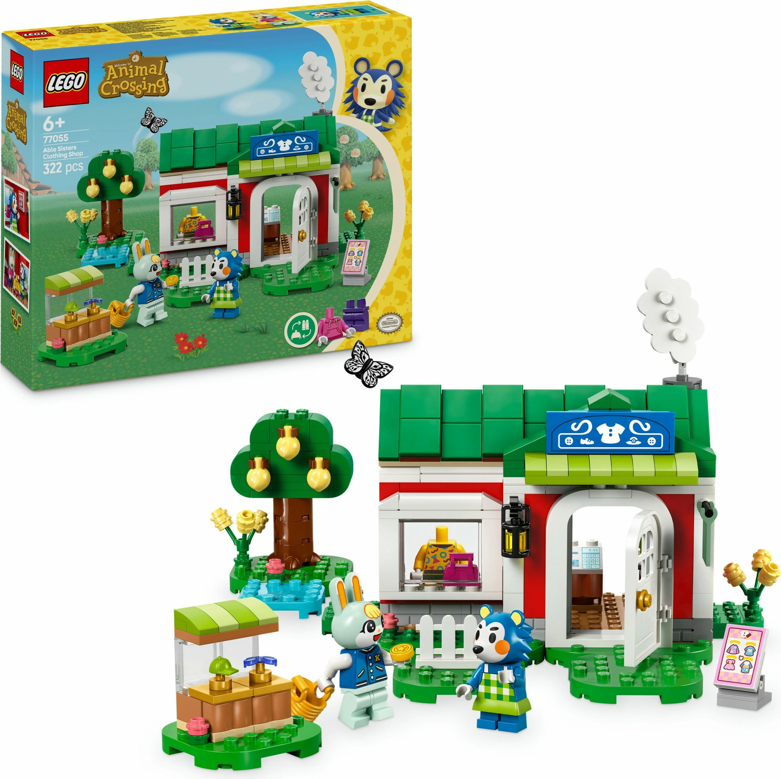Set ndërtimi LEGO Animal Crossing 77055, 322 pjesë, shumëngjyrësh