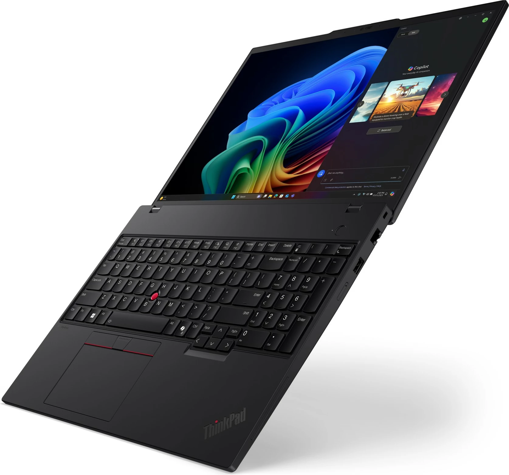 Laptop Lenovo ThinkPad T16 G4, AMD Ryzen AI 5 340, 16GB RAM, 512GB SSD, 16 inç, e zezë