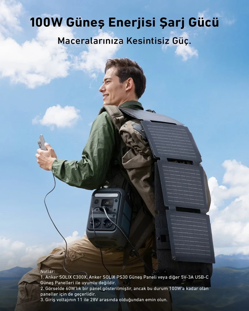 Stacion portativ Anker SOLIX C300X, 288Wh, 600W