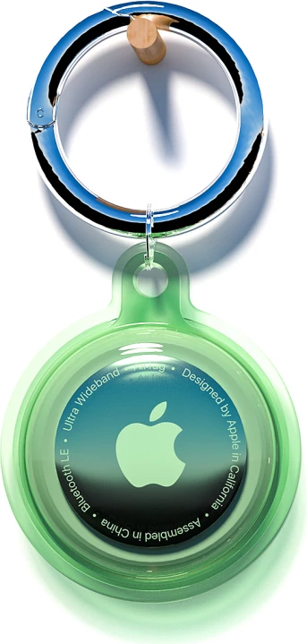 Mbështjellës Hurtel për Apple AirTag, WAT-05-0Y6S, TPU, i papërshkueshëm nga uji, Gjelbër