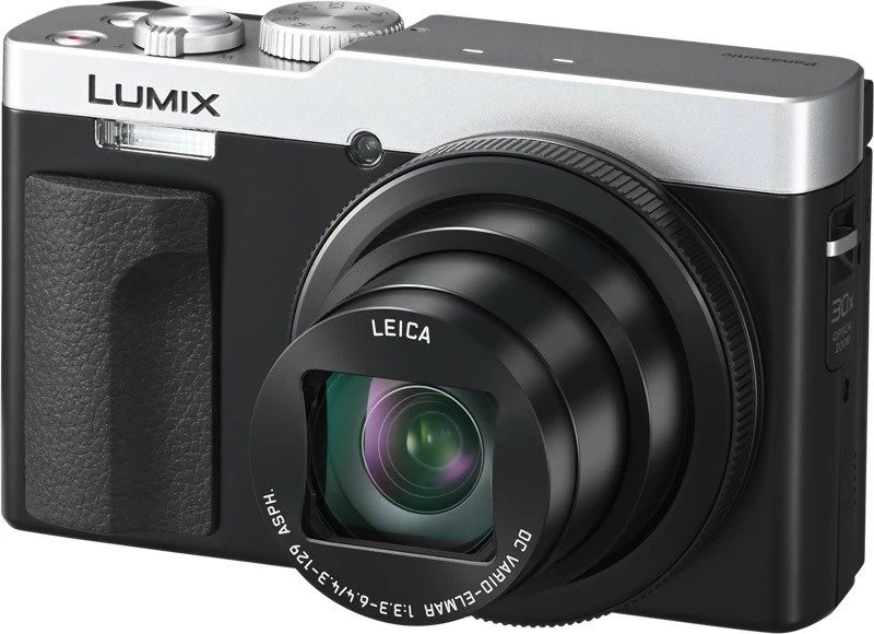 Aparat digjital Panasonic LUMIX TZ99, 20.3MP, 30x zoom optik, 4K, Wi-Fi, argjendtë