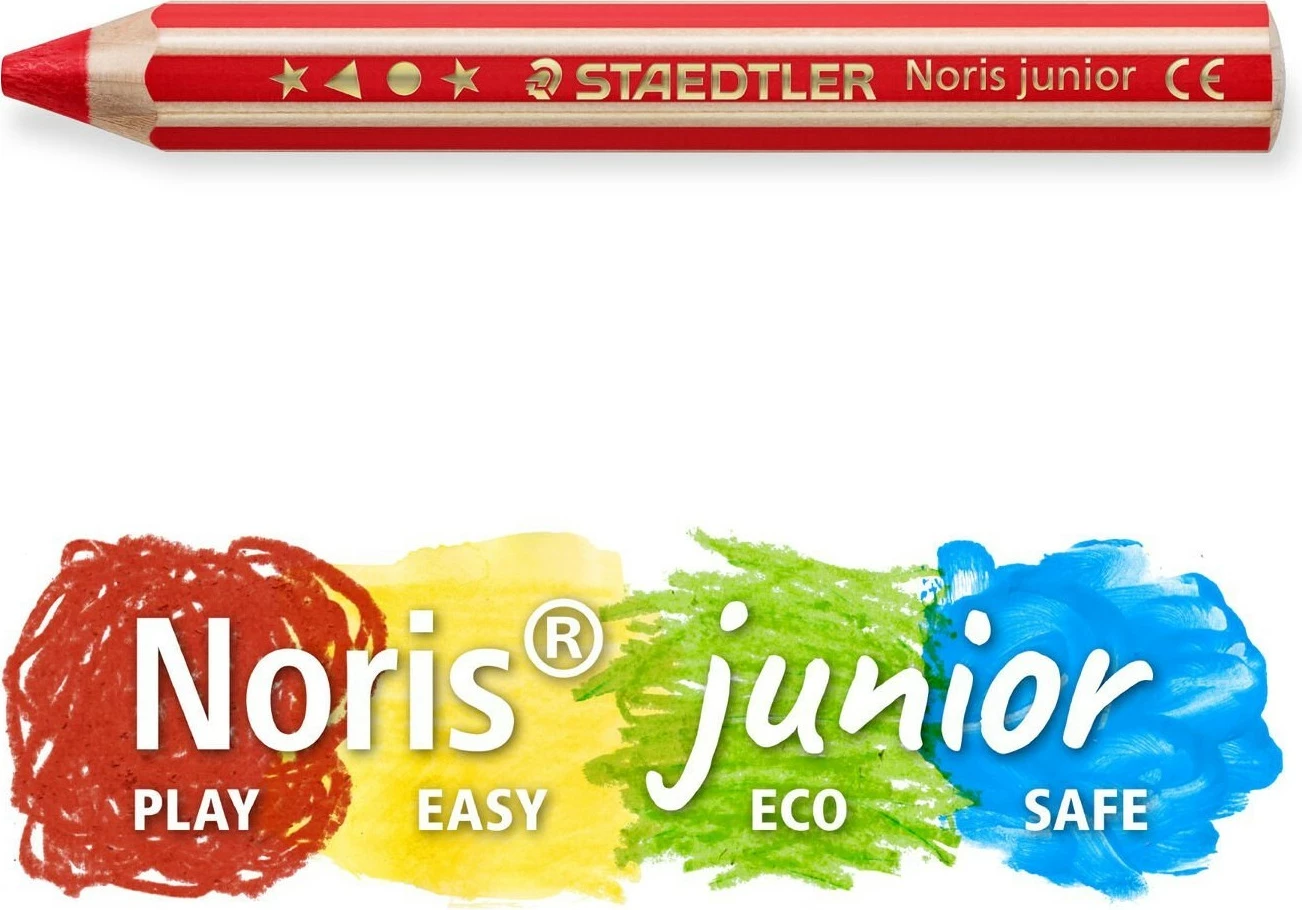 Lapsa ngjyrosës STAEDTLER Noris junior 36 copë, kovë plastike