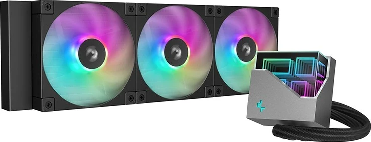 Ftohës DEEPCOOL LT360 për procesor, 12 cm, i zi