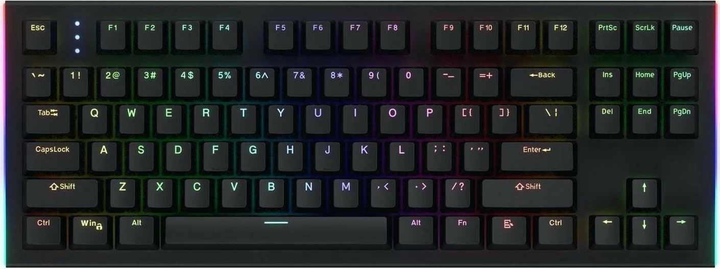 Tastierë mekanike Hator Gravity X TKL, RGB, HATOR Aurum Orange Linear, USB, e zezë