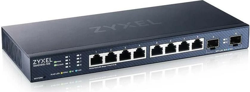 Switch Zyxel XMG1915-10E, 8 porta LAN 2.5 Gbit, menaxhues