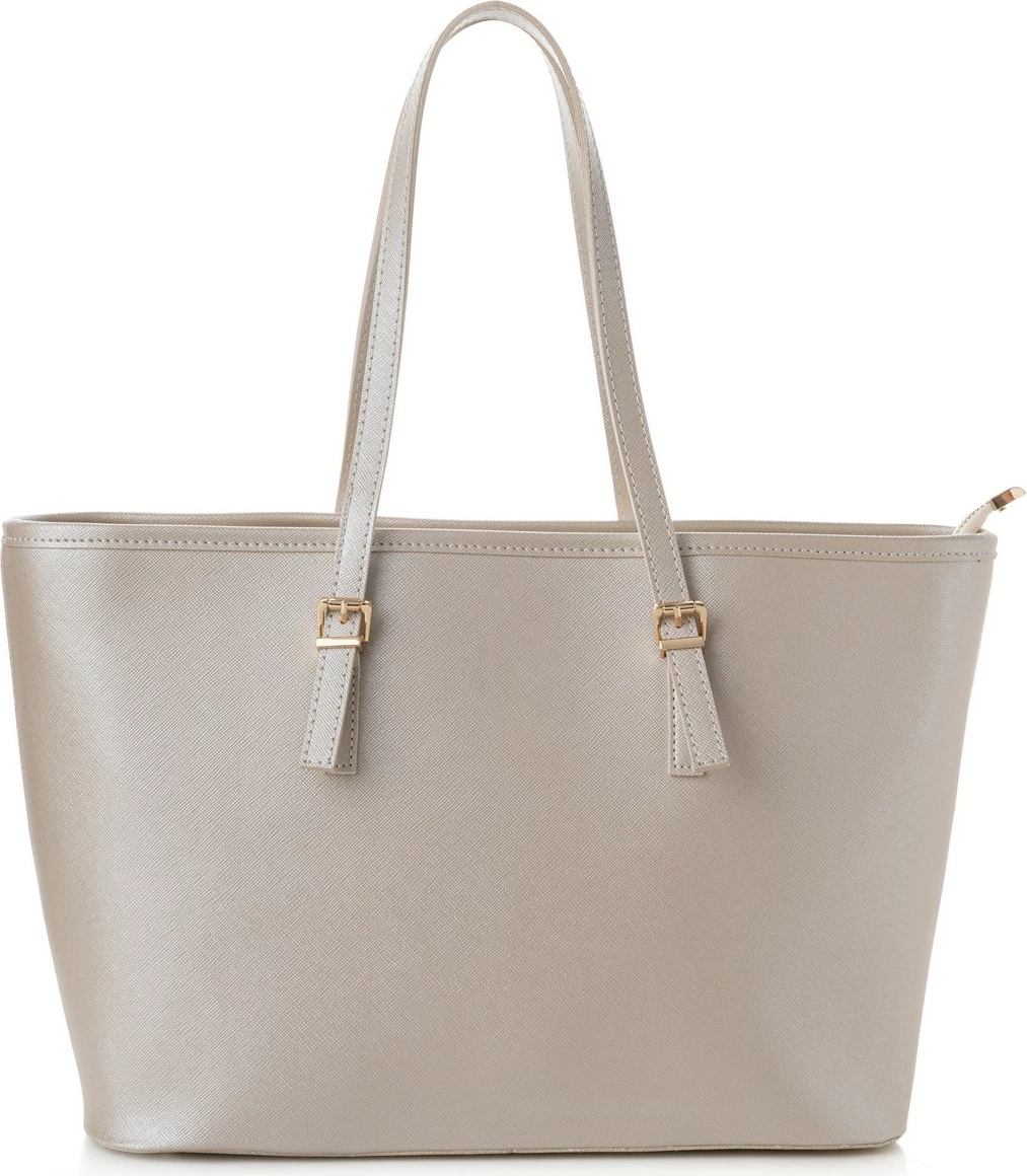 Çantë tote Lucky Bees, ngjyrë bezhë, 1247 - Regeta Gold