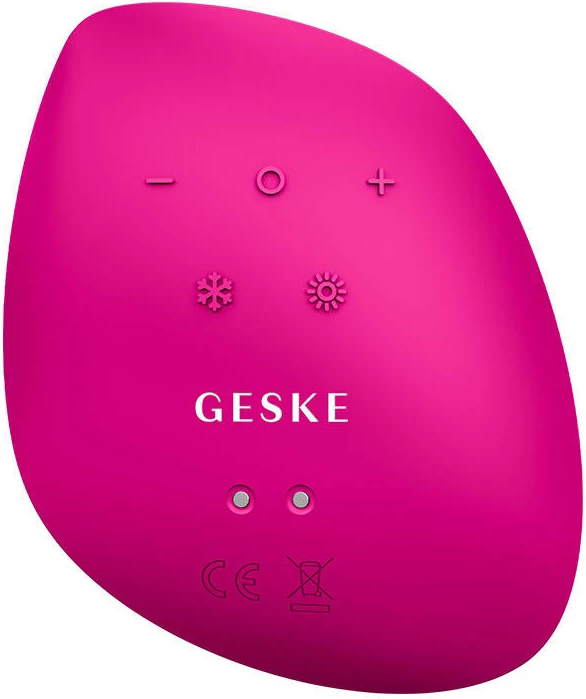Masazhator fytyre Geske Sonic Warm & Cool Mask 9in1 me aplikacion, Magenta