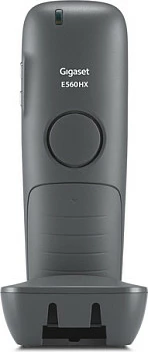 Telefon Gigaset E560HX, Analog/DECT, Mbajtës pa tela, Gri, Argjend