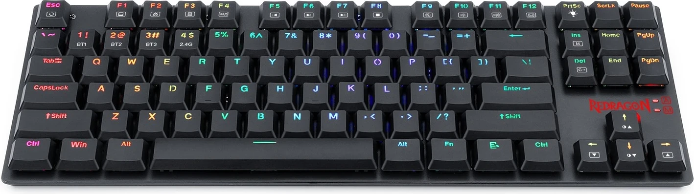 Tastierë mekanike Redragon K607P-KBS, RGB, e zezë