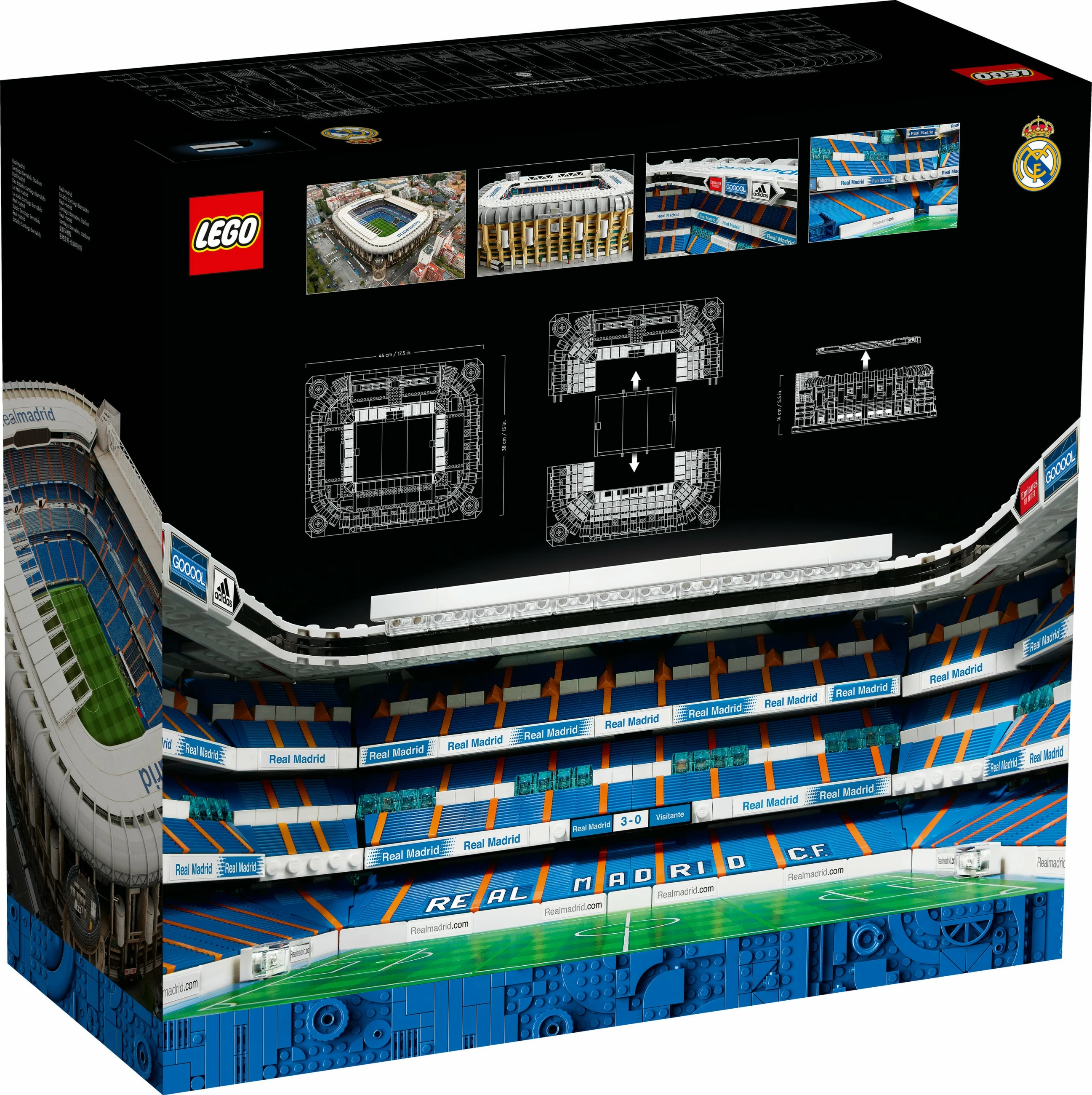 Set ndërtimi LEGO Creator Expert Real Madrid – Santiago Bernabéu Stadium, 5876 copë, plastikë