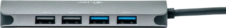 Hub USB-C I-Tec METAL NANO 2x HDMI, gri