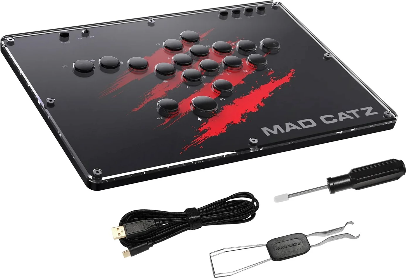 Kontrollues arcade Mad Catz N.E.K.O, USB Type-C, i zi