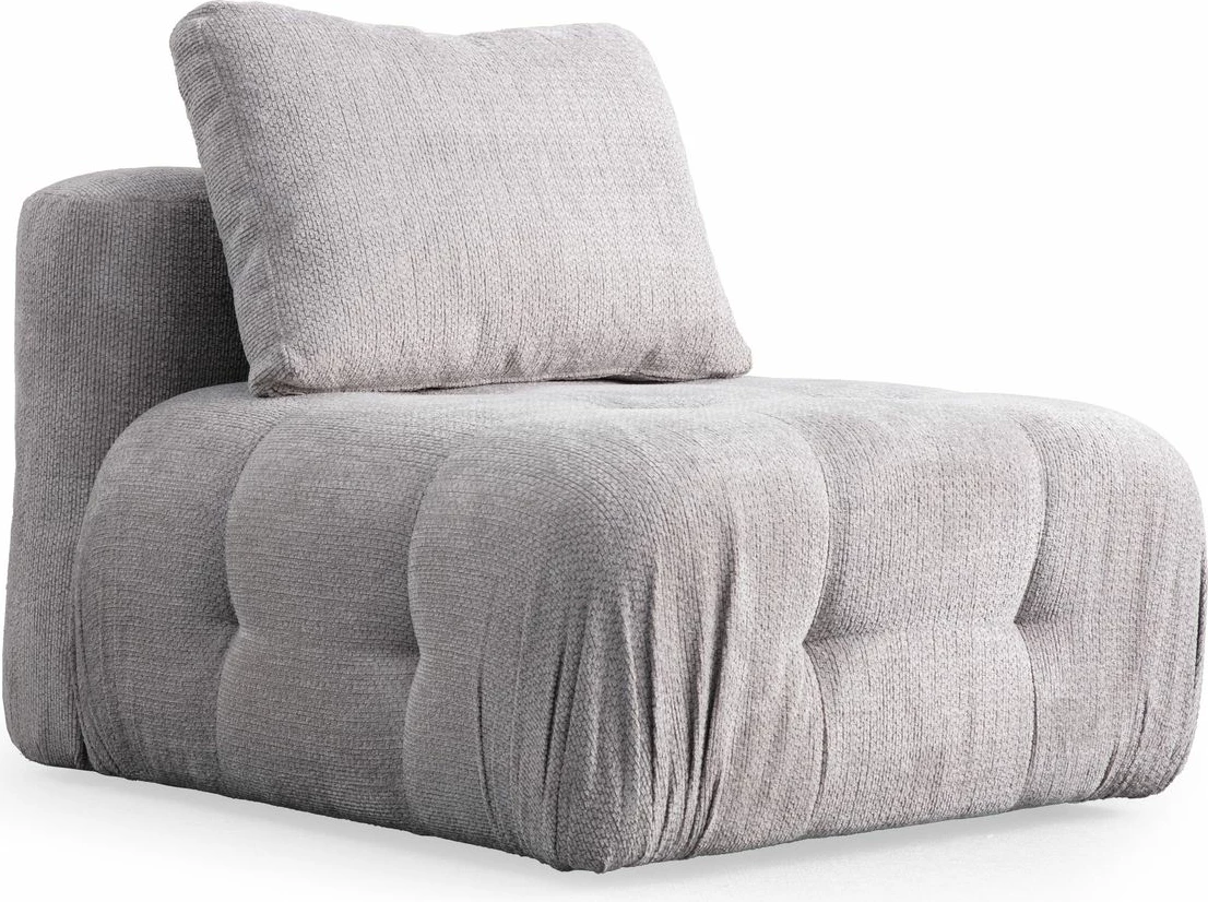 Karrige një vendëshe Amaris O1, ngjyrë gri e çelët