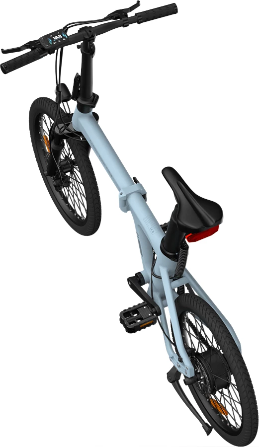 Bicikletë elektrike palosëse ADO Air 20S 20\", 250W, deri 100 km, blu pastel (v2026)