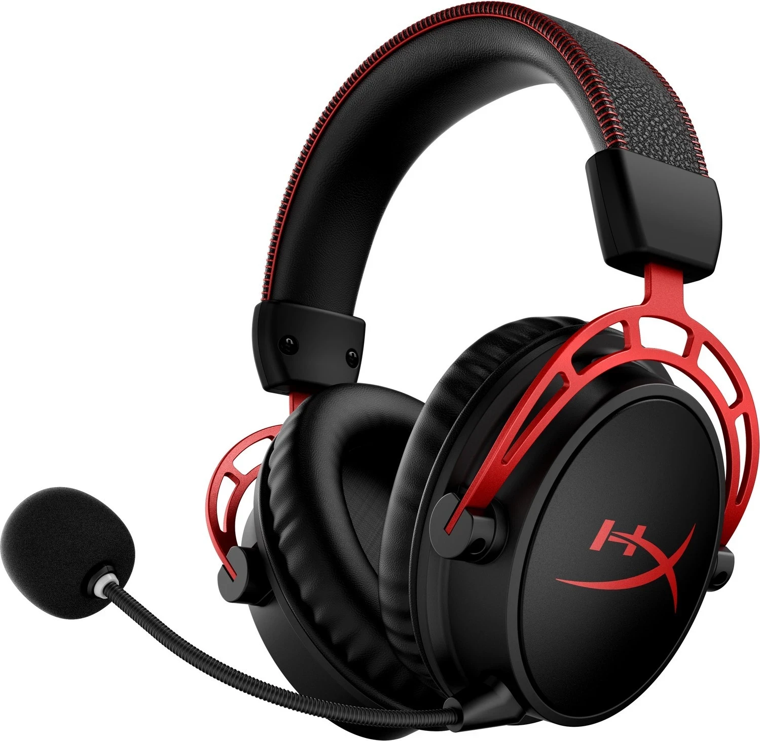 Kufje gaming HyperX Cloud Alpha Wireless, DTS Headphone:X, USB-C, e zezë-kuqe