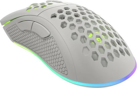 Maus gaming Genesis Krypton 555, 8000 DPI, RGB, i bardhë