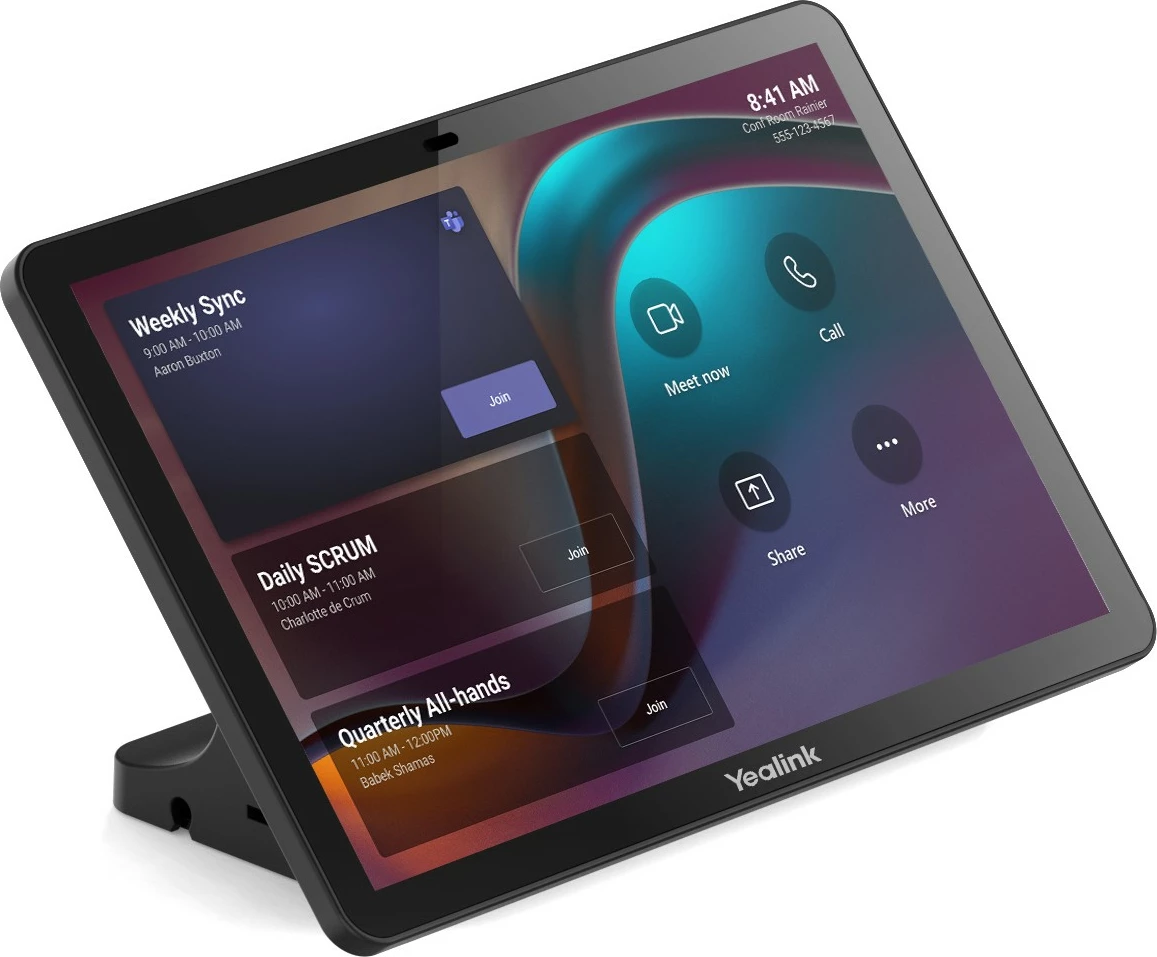 Panel me prekje Yealink CTP25, 10.1 inch, IPS, Wi-Fi, Bluetooth, i zi