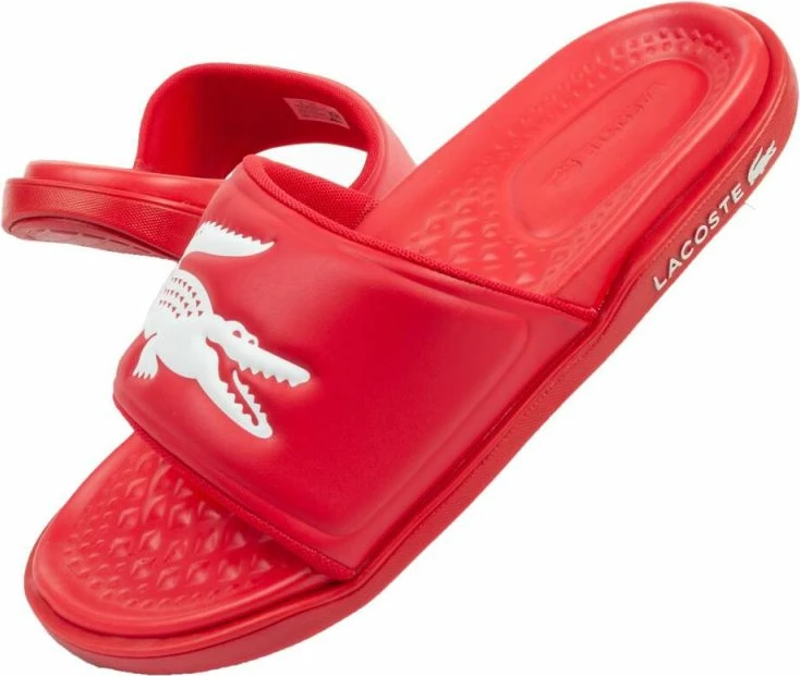Flip-flop Lacoste për meshkuj, të kuqe