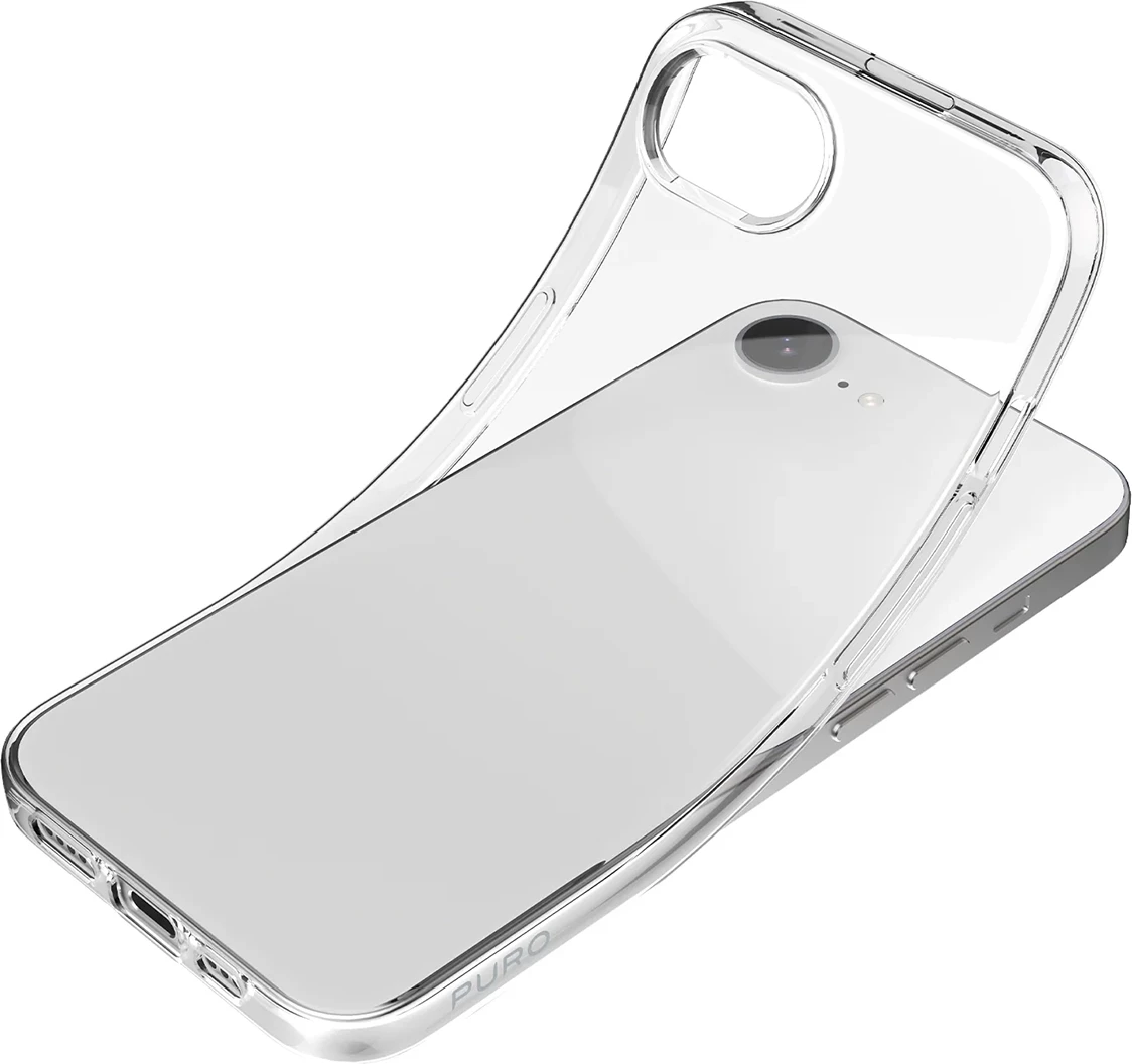 Mbështjellës Puro 0.3 Nude për iPhone 16e, TPU, transparent