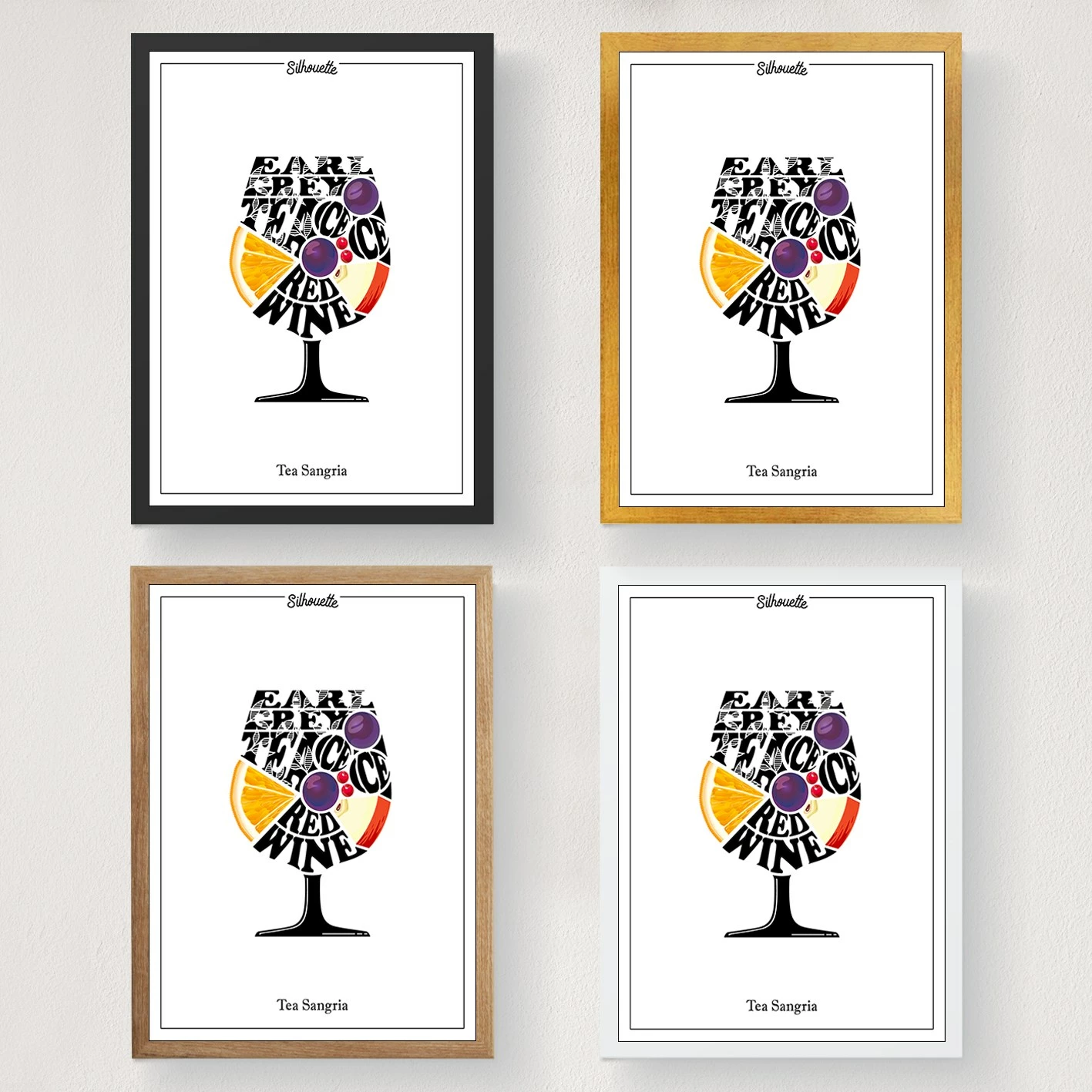 Poster A3, Tea Sangria, shumëngjyrësh, 29.7x42cm