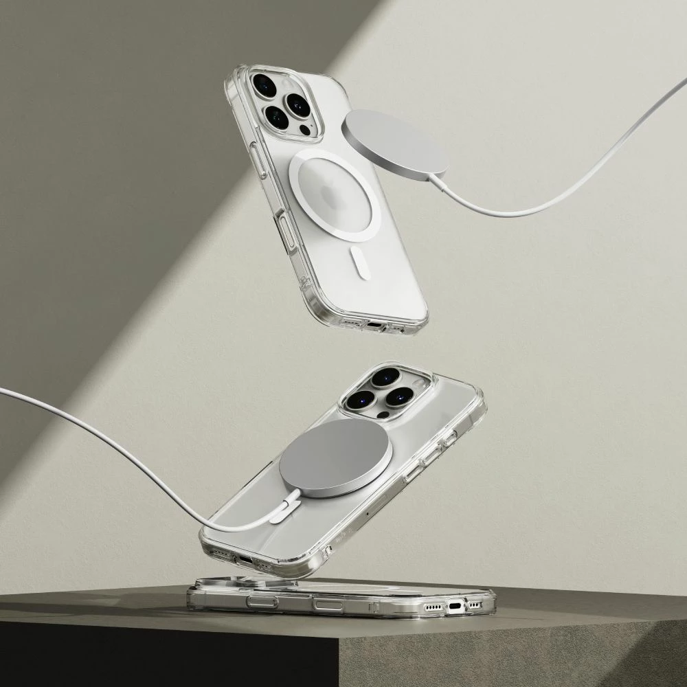 Mbështjellës Ringke Fusion MagSafe për iPhone 16 Pro Max, Transparent