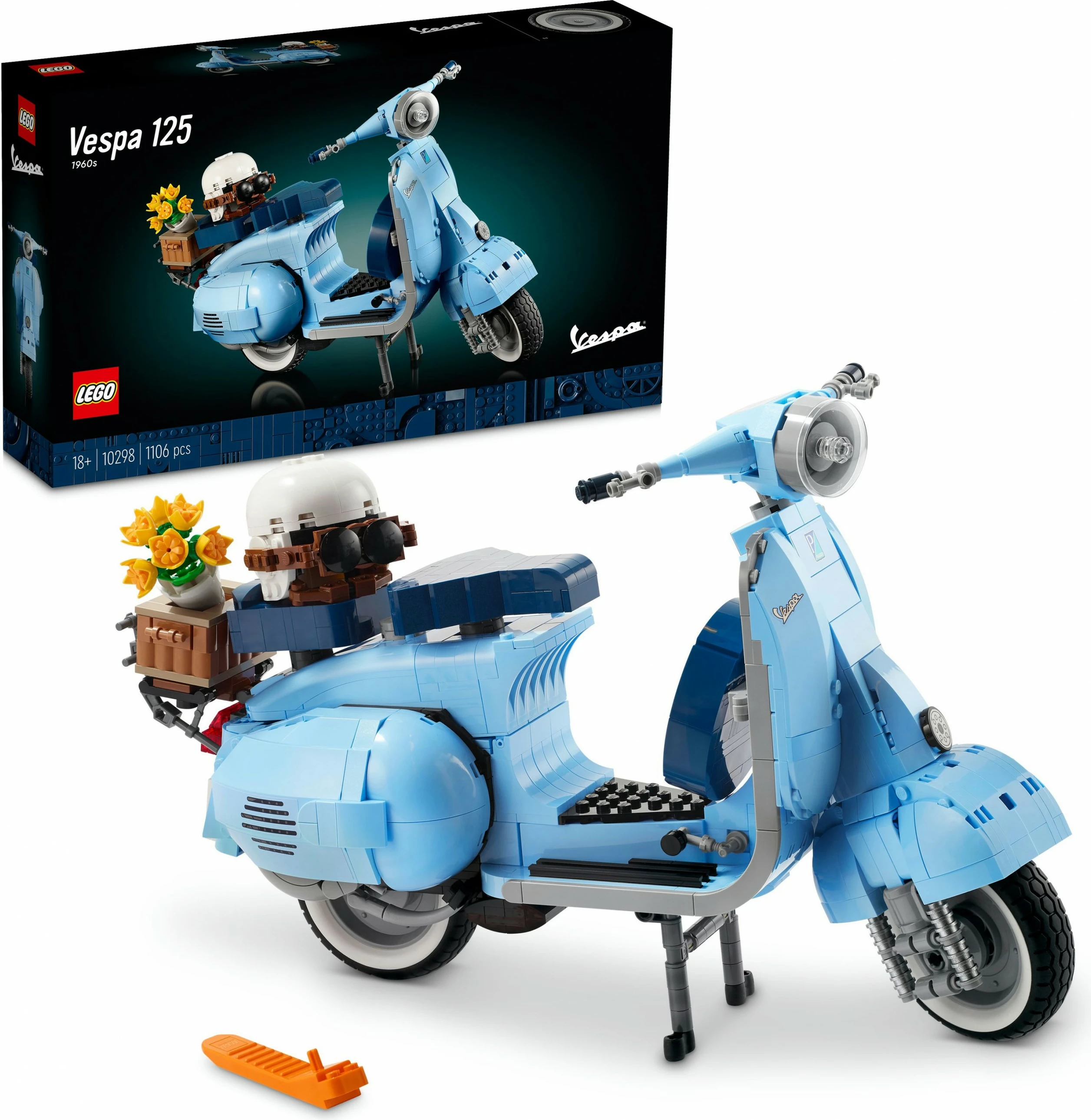 Set ndërtimi LEGO Creator Expert Vespa 125, 1107 pjesë, ngjyrë shumëngjyrëshe