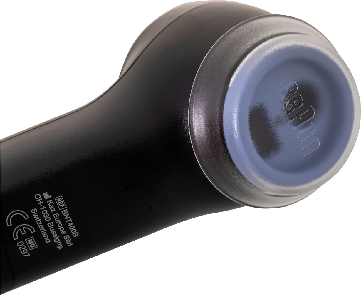 Termometër pa kontakt Braun BNT400B, për ballë, LCD, i zi