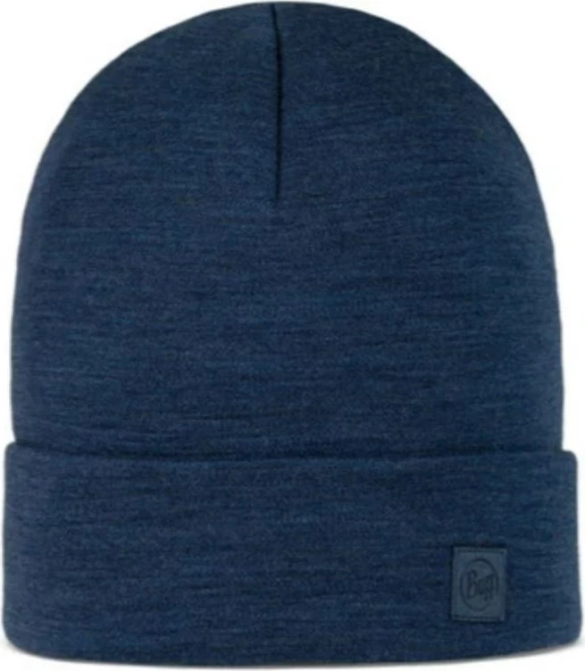 Kapelë Buff Merino Heavyweight Beanie, për të rritur, Blu e Natës