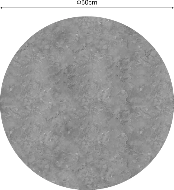 Sipërfaqe tavoline Fenzo t.Werzalit mermer gri D60cm