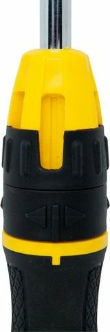 Kaçavidë me kriket Stanley Multi-Bit 68-010, 10 bita 1/4", verdhë/zezë, set