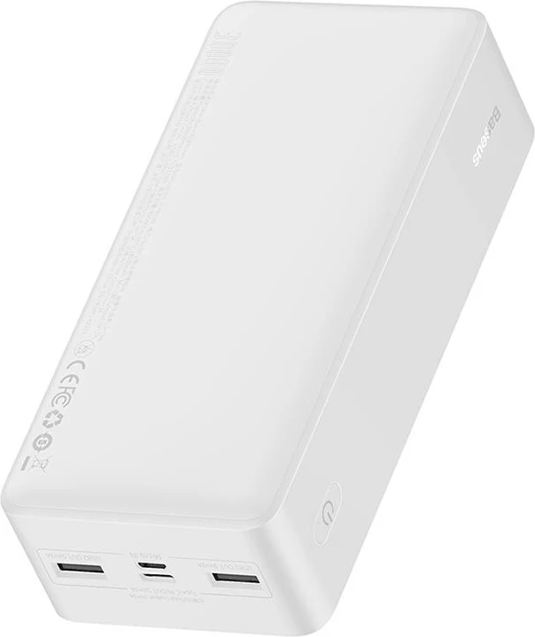 Powerbank Baseus Bipow 30000mAh, 15W, e bardhë