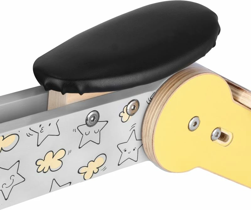 Bicikletë e balancës dhe trotinet për fëmijë 2në1 Spokey WOO-RIDE MULTI, e verdhë