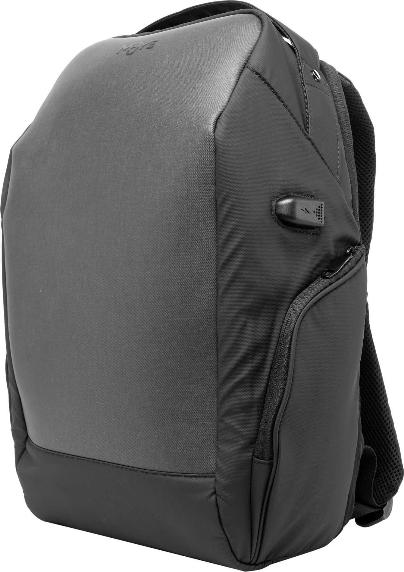 Çantë shpine MOYE Trailblazer Praga për laptop 15.6\", 20-39 L, me portë USB, anti-vjedhje, e zezë