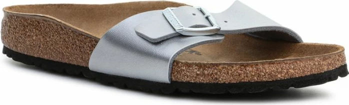 Papuqe femra Birkenstock, të argjendta
