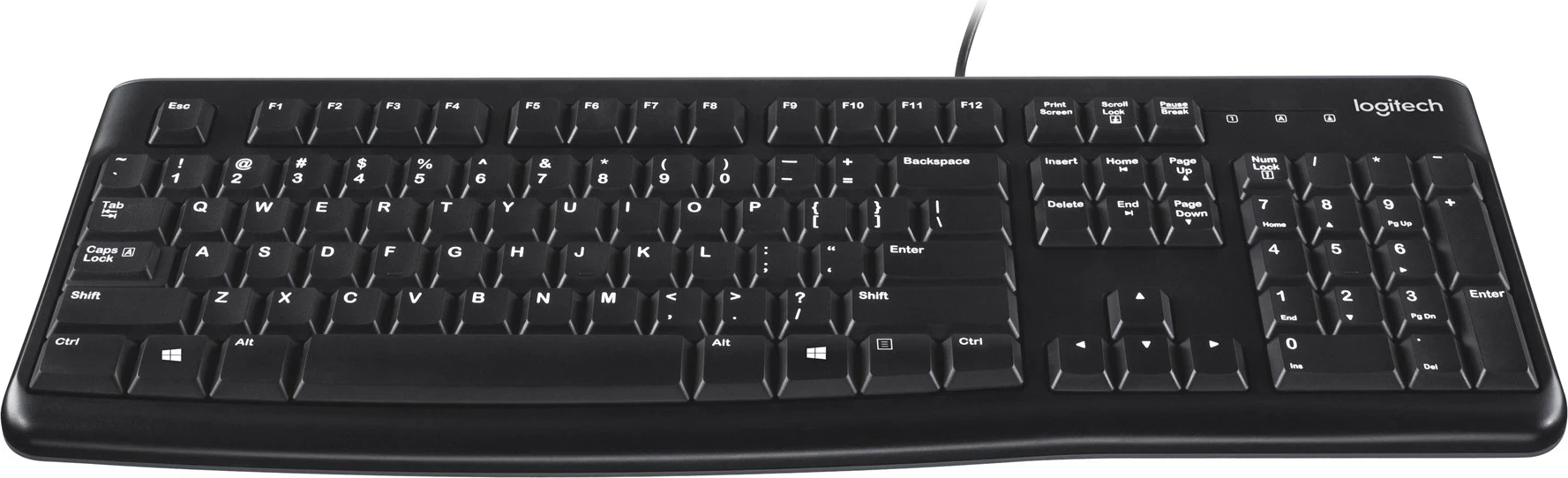 Tastierë Logitech K120, e zezë