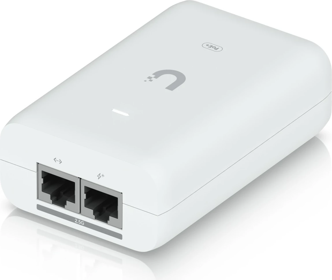 Injektor PoE+ Ubiquiti UACC-POE+-2.5G, 48VDC, 30W, 2.5GbE, i bardhë