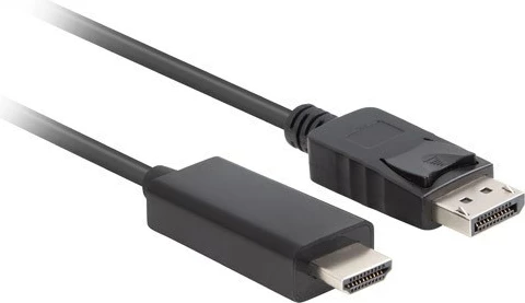 Kabllo Lanberg, HDMI në DisplayPort, i zi
