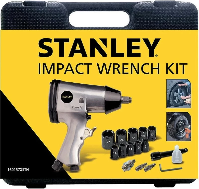 Vijaçnik pneumatik Stanley 160157XSTN, 1/2\", set 17 copë