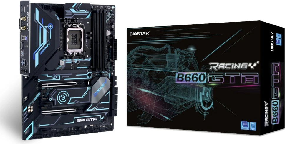 Pllakë amë Biostar B660GTA, Intel, LGA 1700, DDR4-SDRAM, 128 GB, e zezë