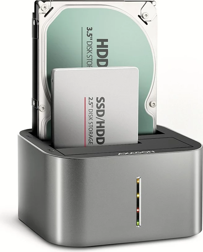 Stacion dokimi Axagon ADSA-DC, USB3.2 Gen1, 2x SATA 6G, hiri